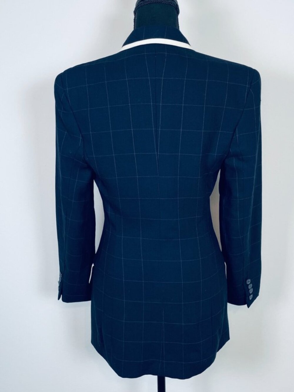 BURBERRY Vintage 100% wool tailored blazer, Made in USA - Picture 8 of 8